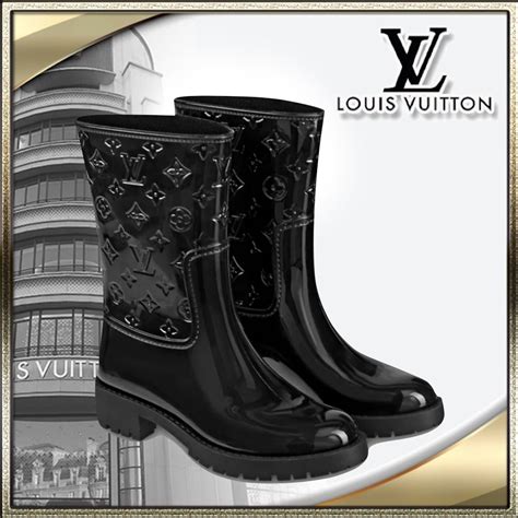 louis vuitton drop half boot|Drops Flat Half Rain Boot .